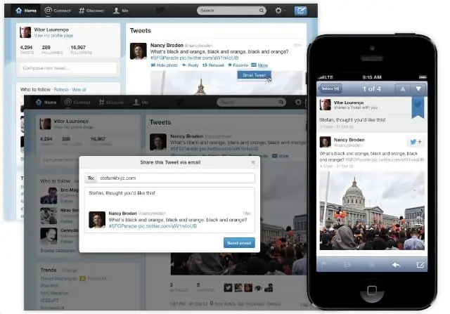 Twitter permet de partager ses tweets
