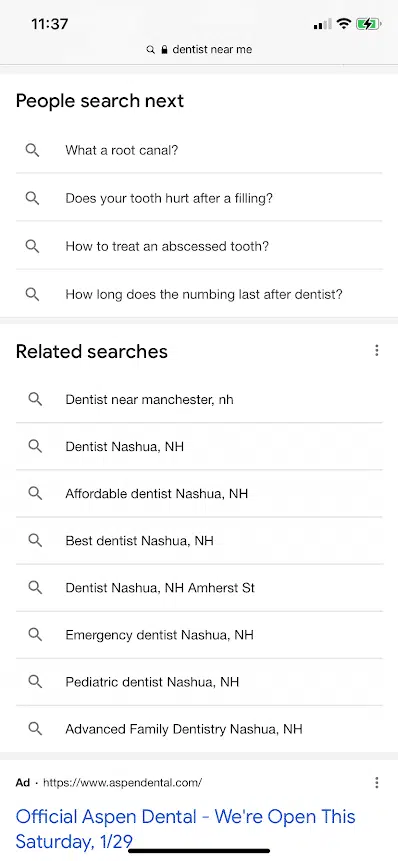 people search next dentiste pres de chez moi