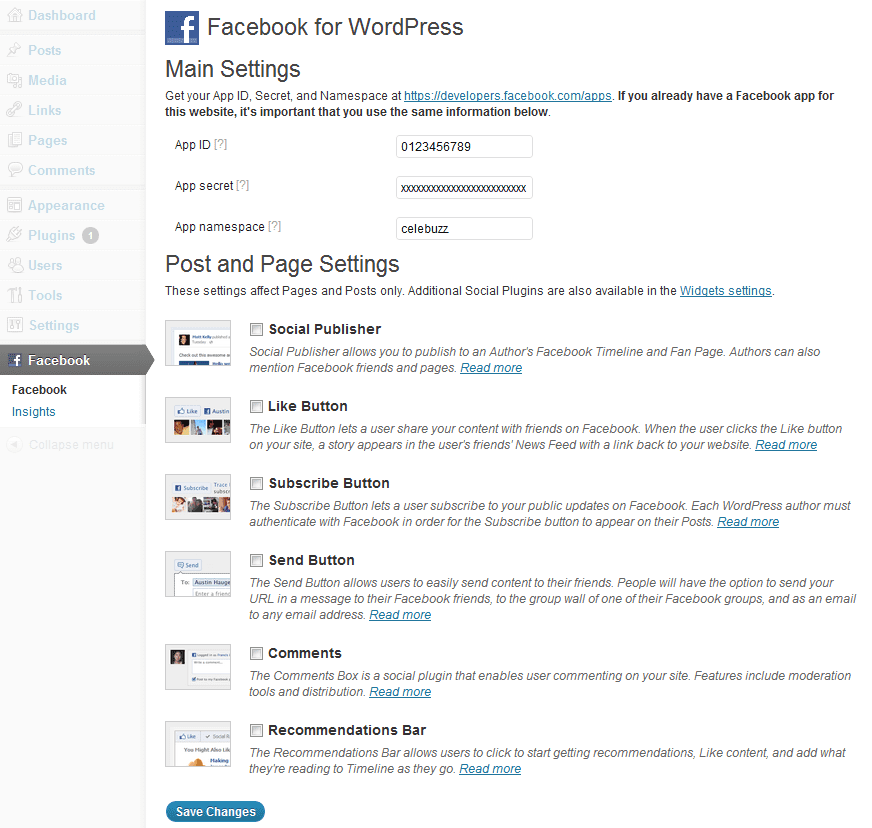 Un nouveau plugin Facebook pour WordPress