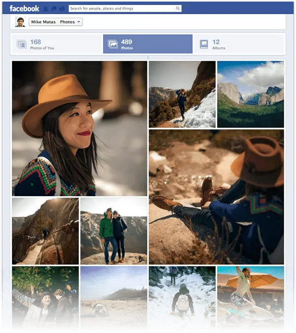 Facebook améliore la visualisation des photos et le partage