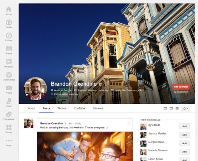 Google+ change son design juste avant Facebook