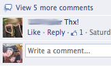 Facebook sort une fonction "répondre" pour les commentaires